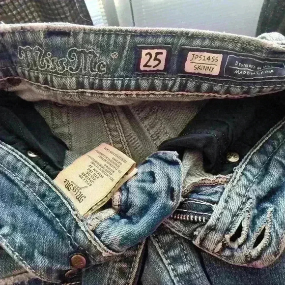 Miss Me Jeans Sequined Size 25 - Picture 14 of 16